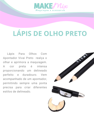 Lápis de olho preto
