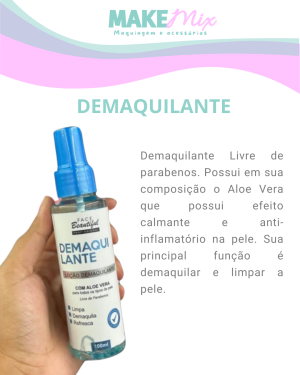 Demaquilante com Aloe vera
