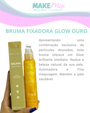 Bruma fixadora glow ouro
