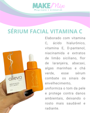 Sérium facial vitamina C 10 em 1
