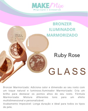 Bronzer luminador marmorizado Glass