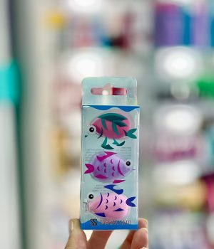 Esponjas Faciais em Formato de Peixinho – Kit com 3 unidades | Linha Sabrina Sato