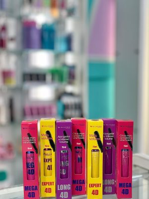 Máscara de Cílios BellaFemme 15ml - Mega 4D, Expert 4D e Long 4D